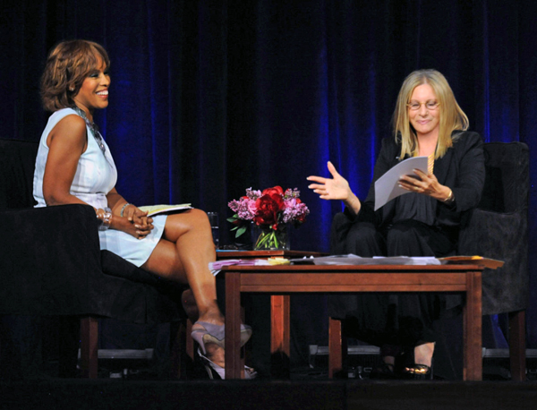 Gayle King and Barbra Streisand