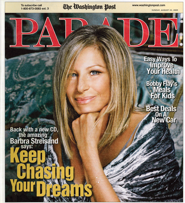 Parade cover with Streisand