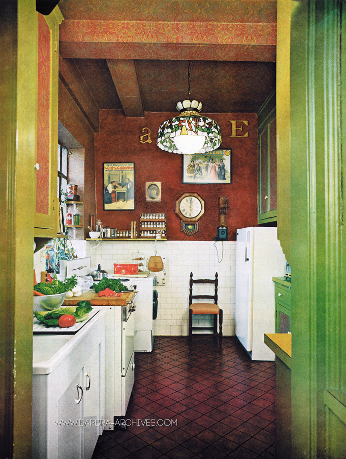 picture of Streisand's kitchen