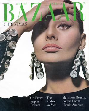 Bazaar December 1965 cover