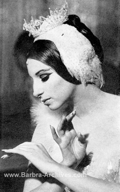 Streisand as swan