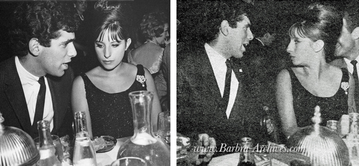 Photos of Streisand and Gould at the Cocoanut Grove