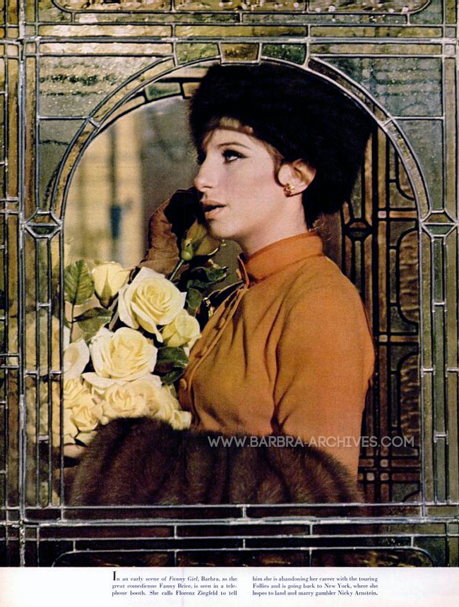 Barbra as Fanny Brice calls Florenz Ziegfeld to tell him she is leaving the Follies show