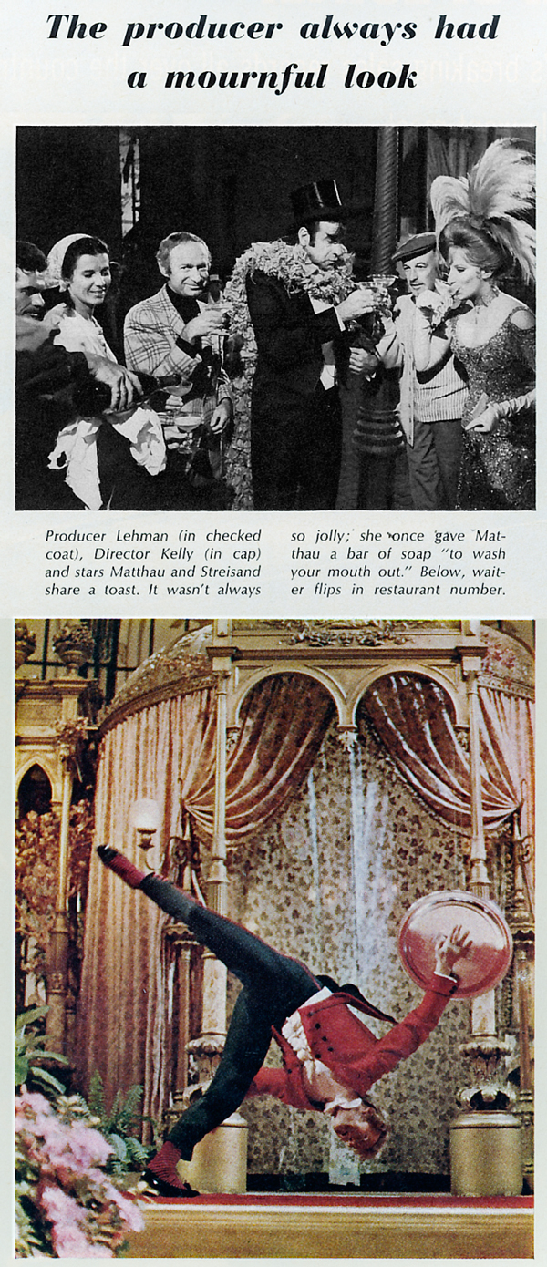 Producer Lehman and cast