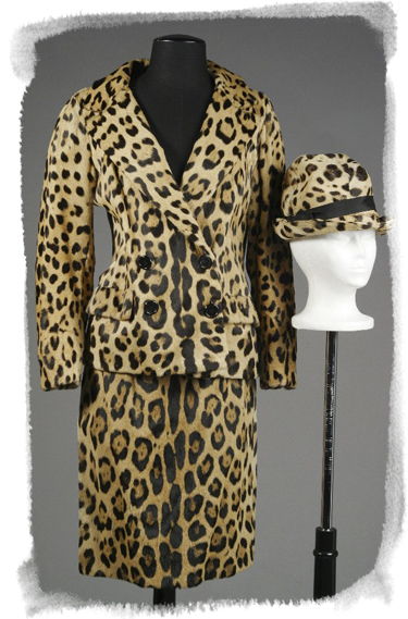 Barbra's leopard suit