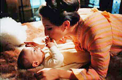 Streisand and Jason in nursery