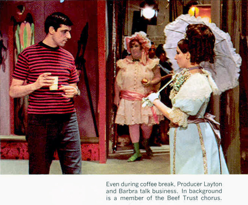 Joe Layton works with Streisand