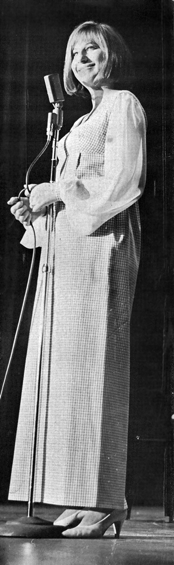 Streisand on stage