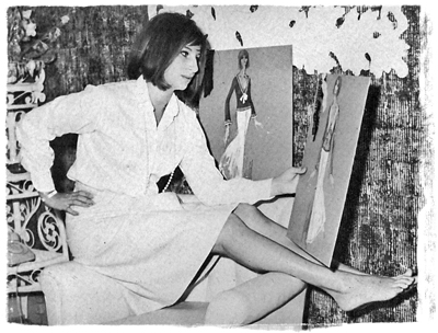 Streisand in dressing room