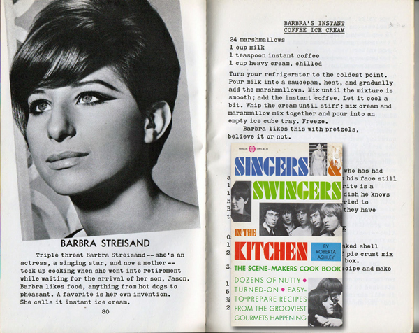 Streisand recipe in celebrity cookbook
