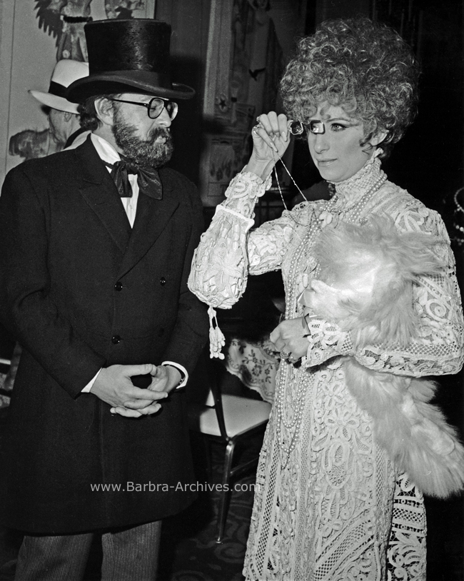 Marty Erlichman and Barbra Streisand