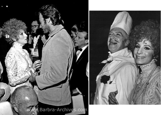 Cecil Beaton and Streisand at Reincarnation Costume Ball