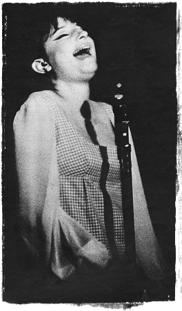 Streisand singing in nightclub