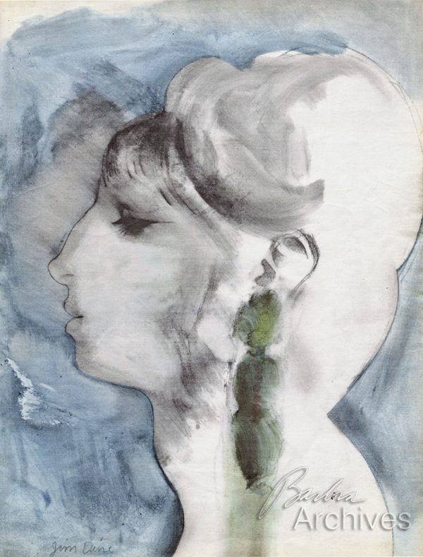 Streisand illustration by Jim Dine