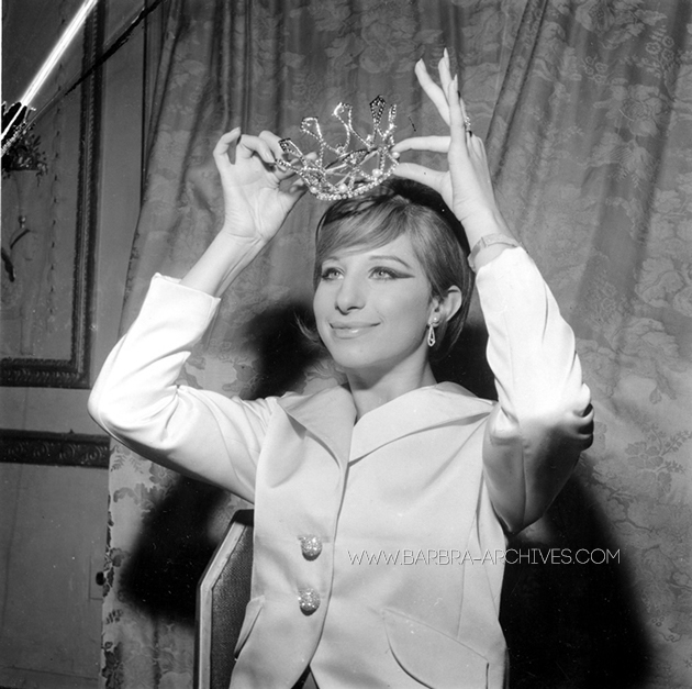 Streisand wears Ziegfeld tiara