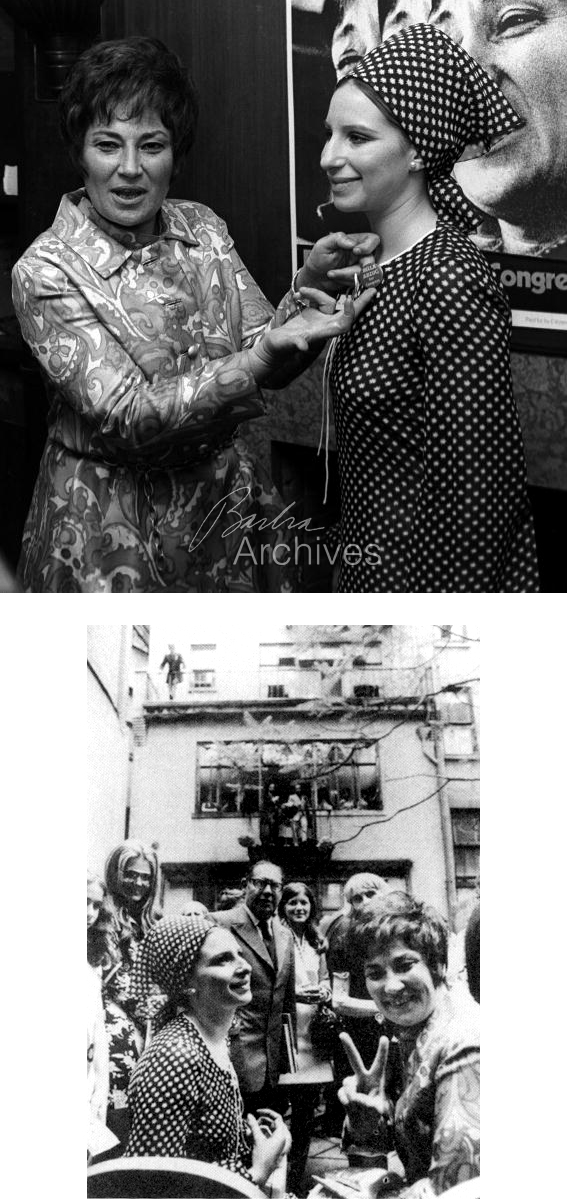 Streisand throws party for Abzug