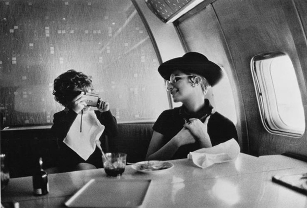 Schiller photo on plane