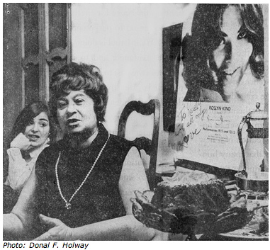 Roslyn and Diana Kind in apartment