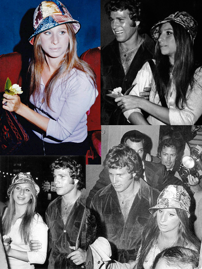 Ryan O'Neal and Streisand