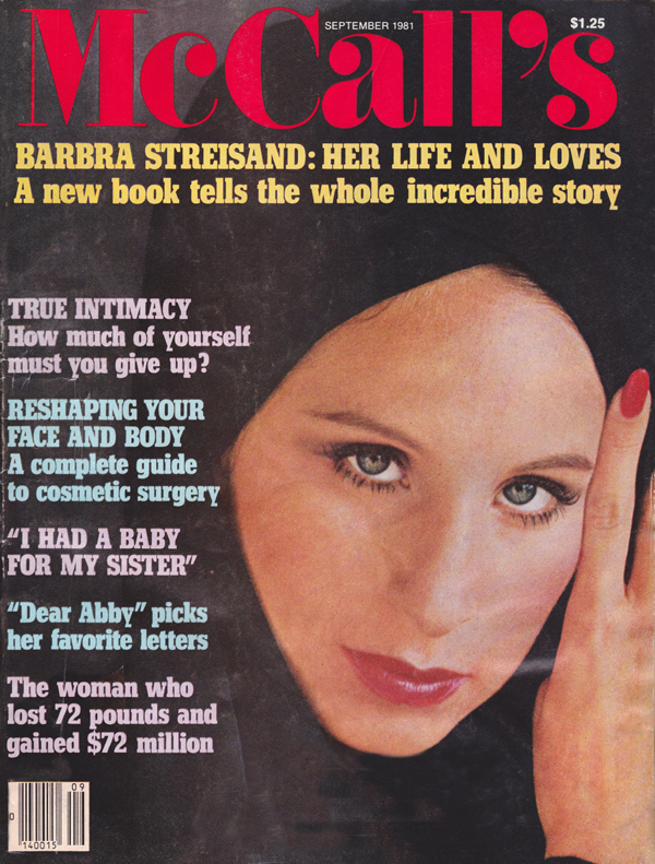 McCalls cover wth Streisand
