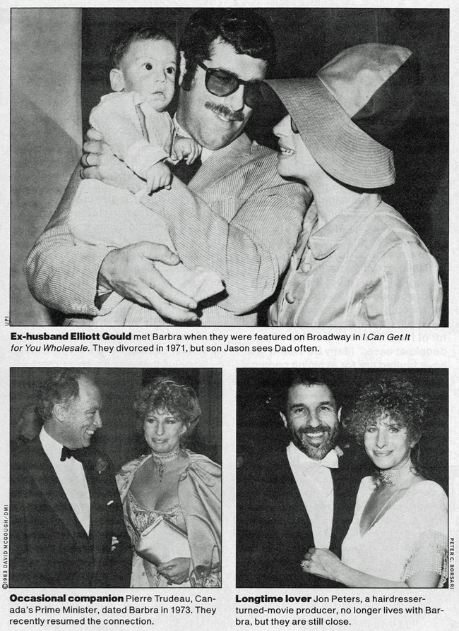 Streisand and the men in her life