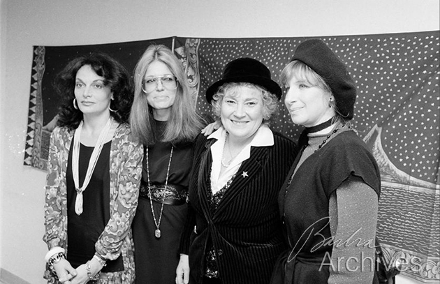 von Furstenberg, Steinem, Abzug and Streisand, 1982