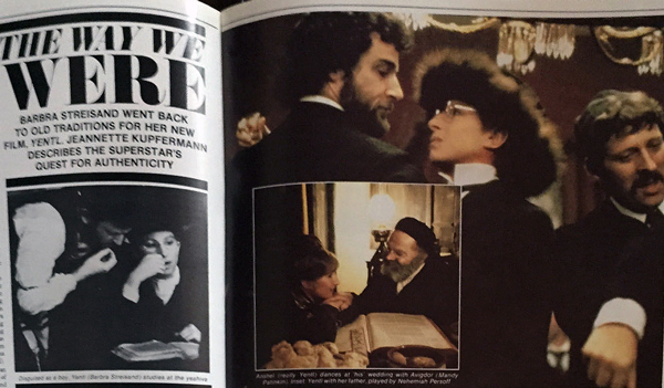 Barbra Streisand went back to old traditions for her new film Yentl. Jeannette Kupfermann describes the superstars quest for authenticity