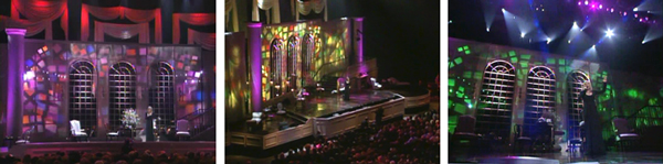 Morse lighting from The Concert