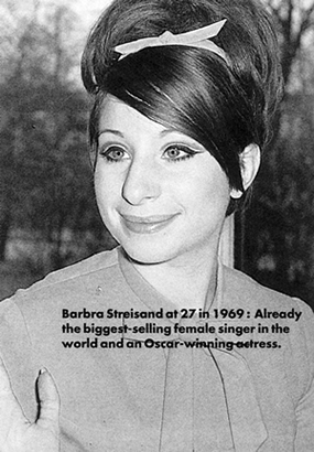 Barbra Streisand in 1969