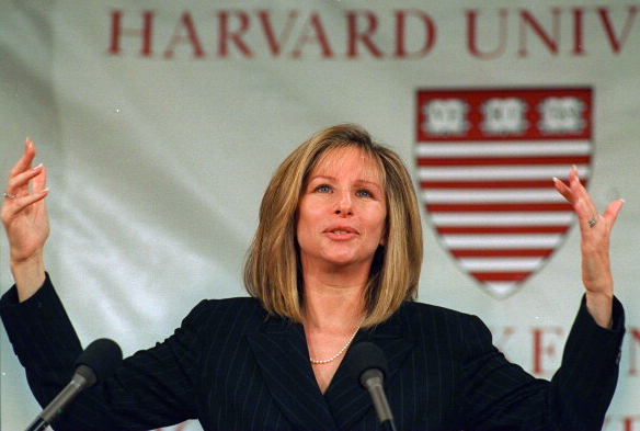 Streisand makes speech