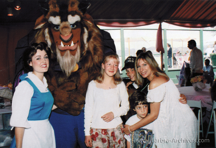 Streisand with Disney characters