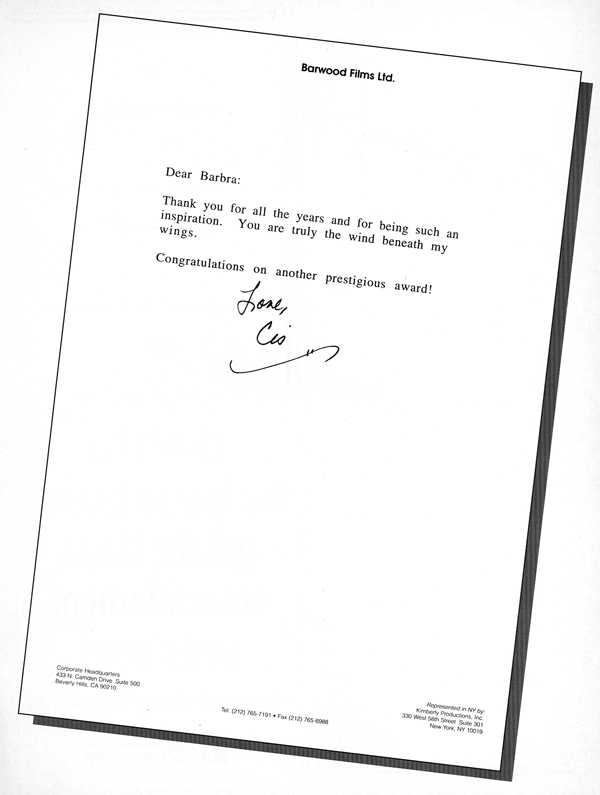 Filmography continued