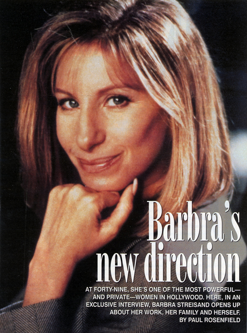 Barbra's New Direction