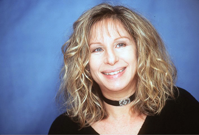 Streisand at press conference