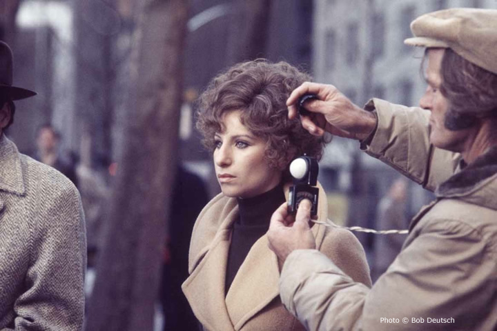 Streisand filming The Way We Were